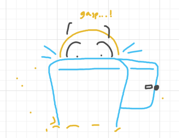 A panel from Ready Oar Knot, episode three of the Board Boards object show by Furretwalk/WalkingFurret.